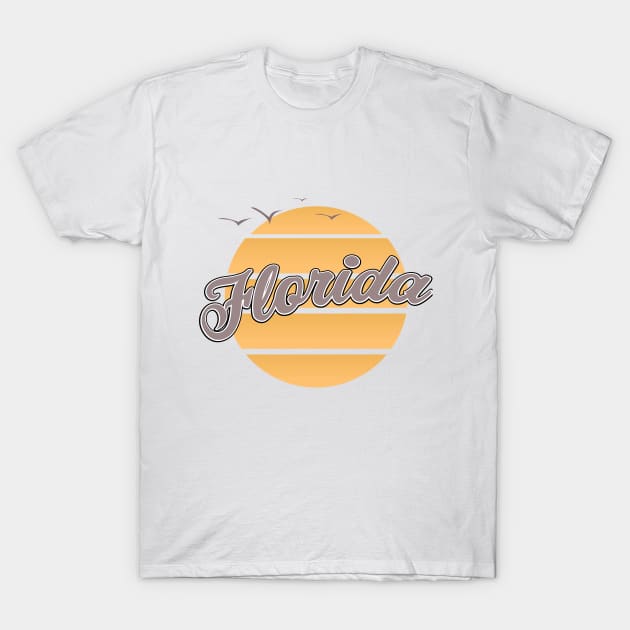 Florida vintage sunset T-Shirt by nickemporium1